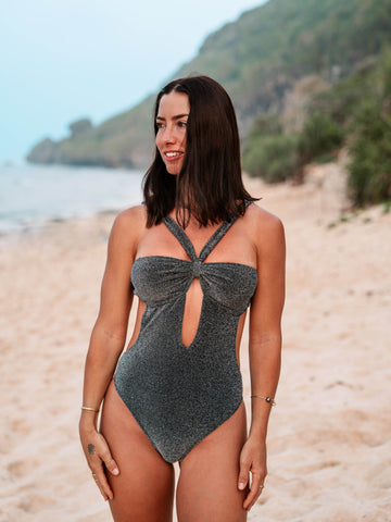 Knotted Neck One Piece